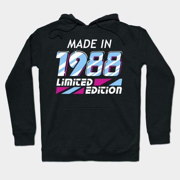 Made in 1988 All Original Parts Hoodie by KsuAnn